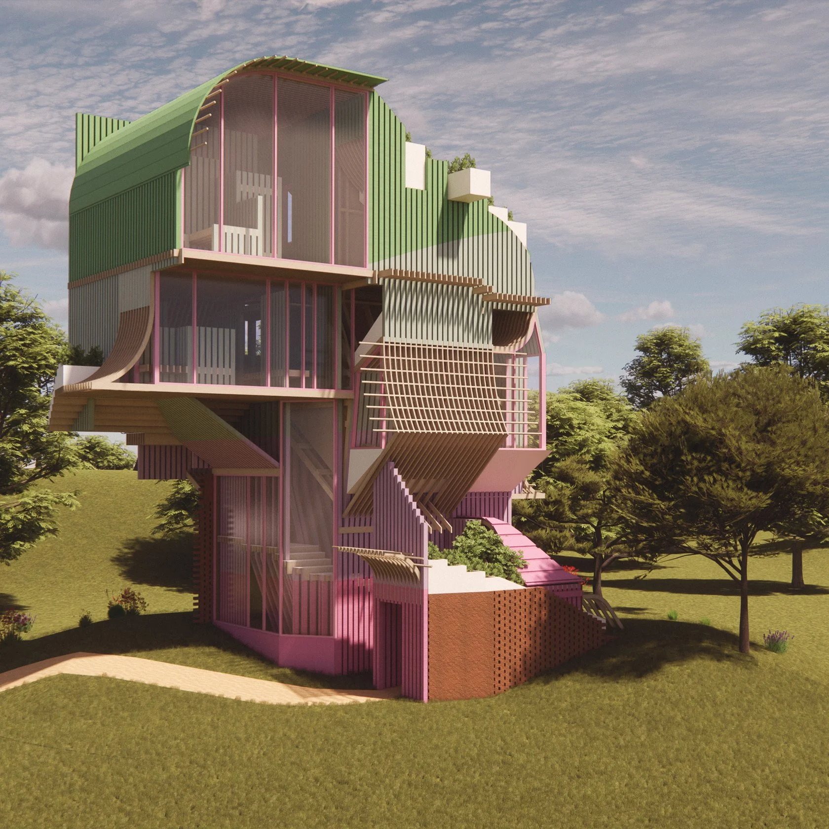 Kent State University CAED Architecture Spring 2025 Graduate — X